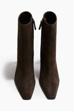 Botines calcet?n de ante con tac?n - H&m фото 4