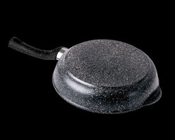 Сковорода 240/55мм с пластиковой ручкой с крышкой с2411аг