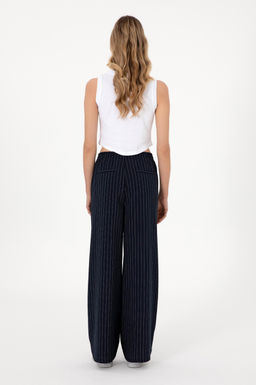 Kad_n Lacivert _izgili Loose Relax Fit Kanvas Pantolon Sepette S_rpriz _ndirim - U.s. polo assn фото 4