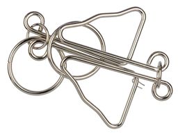 DELFBRICK DLM-47 Головоломка металлическая 1 шт Бабочка 6 элемент