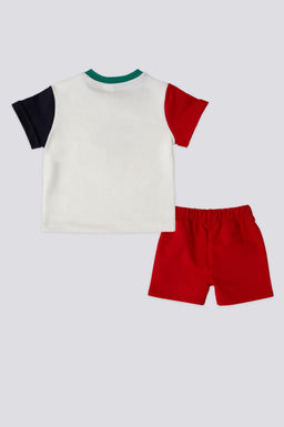 Комплект из 2 красных футболок с короткими рукавами для маленьких мальчиков Неожиданная скидка в корзине - U.s. polo assn фото 2