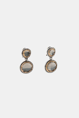 PENDIENTES JOYAS BRILLOS / Oro / Plata - Zara фото 4