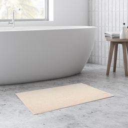 Коврик махровый «Этель» Organic Beige, 50×70 см, хлопок 100%