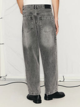 Джинсы baggy fit с эффектом стирки / Zarina  фото 5