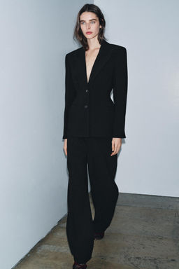 FITTED BLAZER WITH TOPSTITCHING ZW COLLECTION