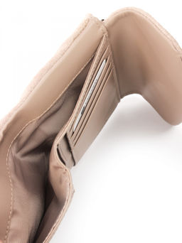 LACCOMA кошелек LA-2089-З-серо-бежевый натуральная замша