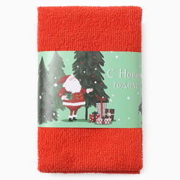 Набор махровых полотенец Этель. Новогодние подарки, 30?30 см - 3 шт., хлопок 100% фото 7