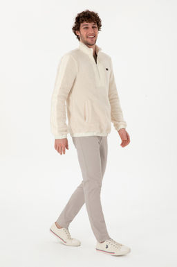 Erkek Krem Sweatshirt Sepette S_rpriz _ndirim - U.s. polo assn фото 4