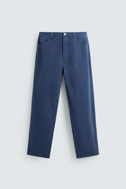 WASHED STRAIGHT-LEG TROUSERS - Zara фото 17