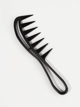 Цена за 3 шт. Расчёска для кудрявых волос, 18.5×5 см, чёрная