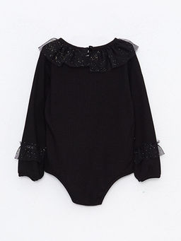 Bisiklet Yaka Uzun Kollu K?z Bebek ??t??tl? Body - Waikiki фото 2