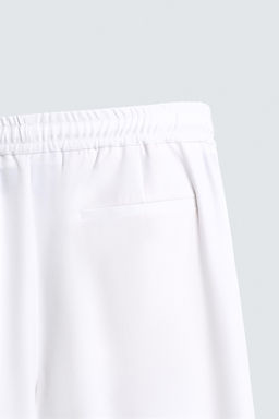 PANTAL?N CINTURA JOGGER CONFORT / Blanco - Zara фото 10