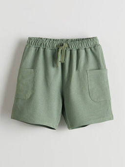 Basic Beli Lastikli Ba?c?kl? Erkek ?ocuk ?ort