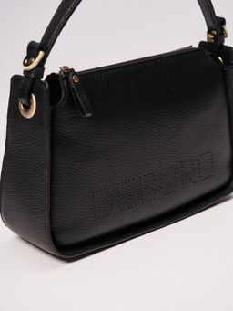 Сумка кожаная на плечо Deboro 30790 черный