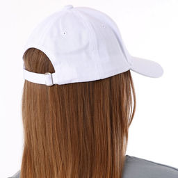 Кепка женская с кольцами, белая, р-р 56