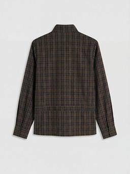 Hakim Yaka Ekose Oversize Kad?n G?mlek