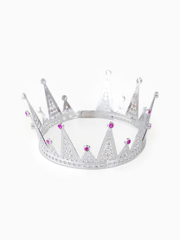 Цена за 2 шт. Корона королевы для девочки, цвет серебряный