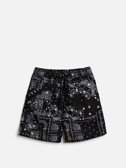 ACOOLA /  Шорты купальные детские для мальчиков Lifam черный принт