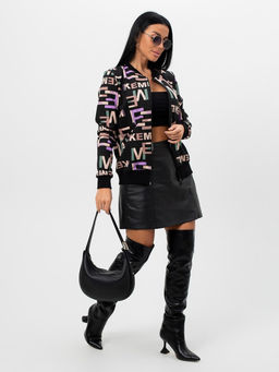 Бомбер женский на молнии - Милана фото 31