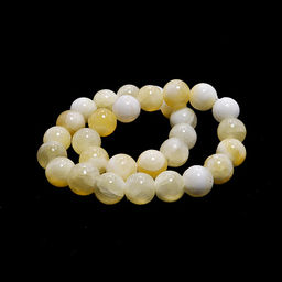 Браслет из камня Желтый Опал способен противостоять магии и порче 6мм