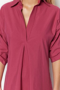 Siyah Dokuma Y?rtmacl? Plaj Midi Elbise TBESS21EL3847 - Trendyolmilla фото 9