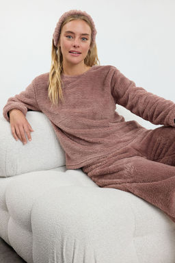 Vizon Sac Bantl? Wellsoft K?sl?k Orme Pijama Tak?m? THMAW25PT00040 - Trendyolmilla фото 3