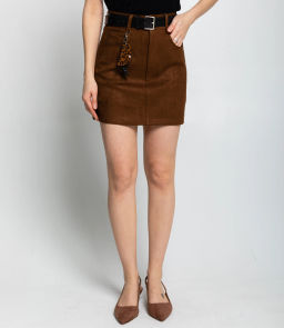 Юбка #КТ8525 (1), шоколадный