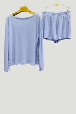 1506 БЕЛАЯ ПИЖАМА (РОМБ) - Karolina фото 5