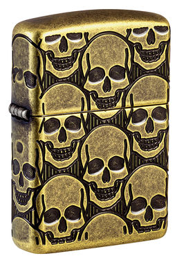 Зажигалка ZIPPO Armor® Ухмыляющиеся черепушки | Cackling Cranium 46302