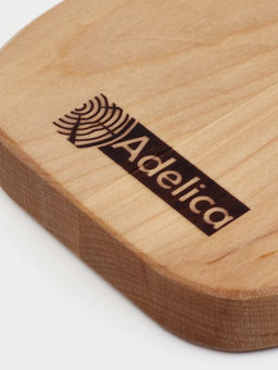 Маслёнка - сырница деревянная с крышкой Adelica, 17×11×6.5 см, берёза