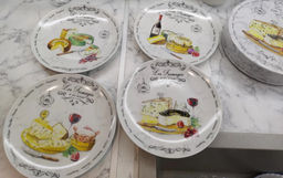 Набор закусочных тарелок Fromage (цветной), 19 см, 4 шт - Easy life фото 9