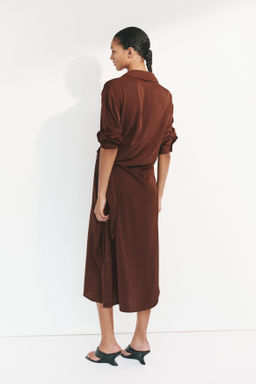 Vestido camisero con lazada - H&m фото 6