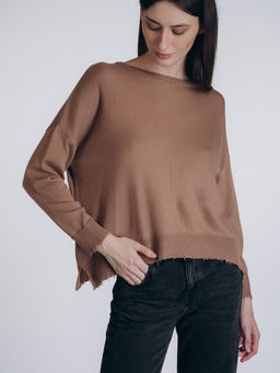 Женская кофта бежевого цвета (арт. 5218TCC) - Indefini фото 2