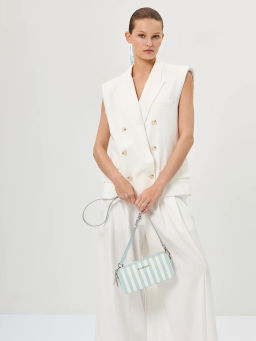 Сумка ELEGANZZA Z166-0609 pastel blue/white  фото 6