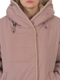 T-9115 LILAC Пальто зимнее женское (верблюжья шерсть)