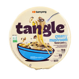 Паста б/п со сливочным соусом и грибами (чашка)/Tangle creamy mushroom flavour pasta big bowl Samyang, Корея, 105 г Акция