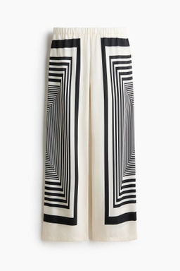 Pantal?n amplio de sat?n - H&m фото 2