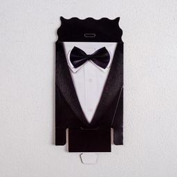 Цена за 5 шт. Бонбоньерка Для него, 8 10 3 см - Дарите счастье фото 4