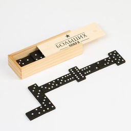 Цена за 2 шт. Домино Время игры «Больших побед», 28 шт., 15×5×3 см, костяшка 4×2 см