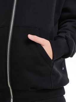 Толстовка с начесом оверсайз на молнии 22-5609 мятный - Mini maxi фото 20