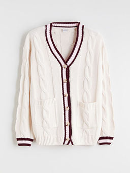 V Yaka K?z ?ocuk Triko H?rka