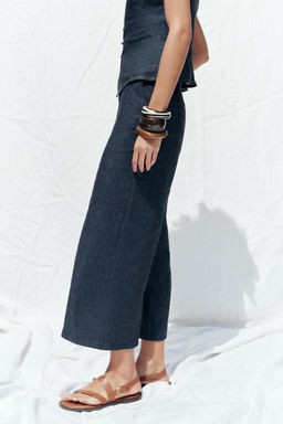 LINEN CULOTTES - Zara фото 11