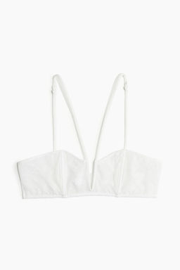 Sujetador suave de encaje sin acolchado - H&m фото 5