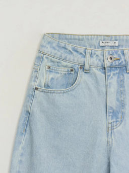 Джинсы barrel с высокой посадкой / Zarina  фото 8