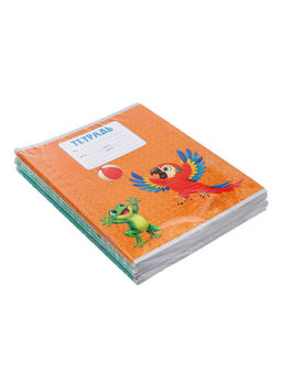 Тетради 10 штук, 18 листов в клетку Calligrata KIDS, блок офсет, 5 видов
