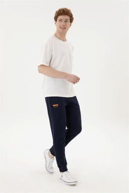 Мужские темно-синие спортивные штаны