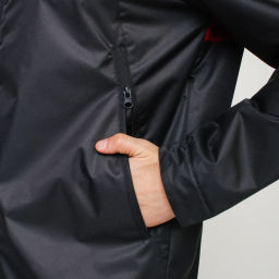 RODOS Куртка М-246 Чёрный/Бордовый