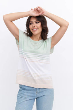 БЕЛАРУСЬ Джемпер Д 3289/бежево-мятный