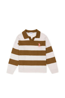 Свитер с камнями для девочки - U.s. polo assn фото 3