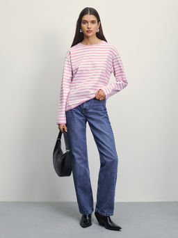 Лонгслив в полоску / Zarina  фото 2